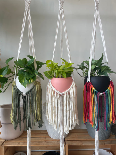 Fringy Macramé Plant Hanger Workshop @ Planted