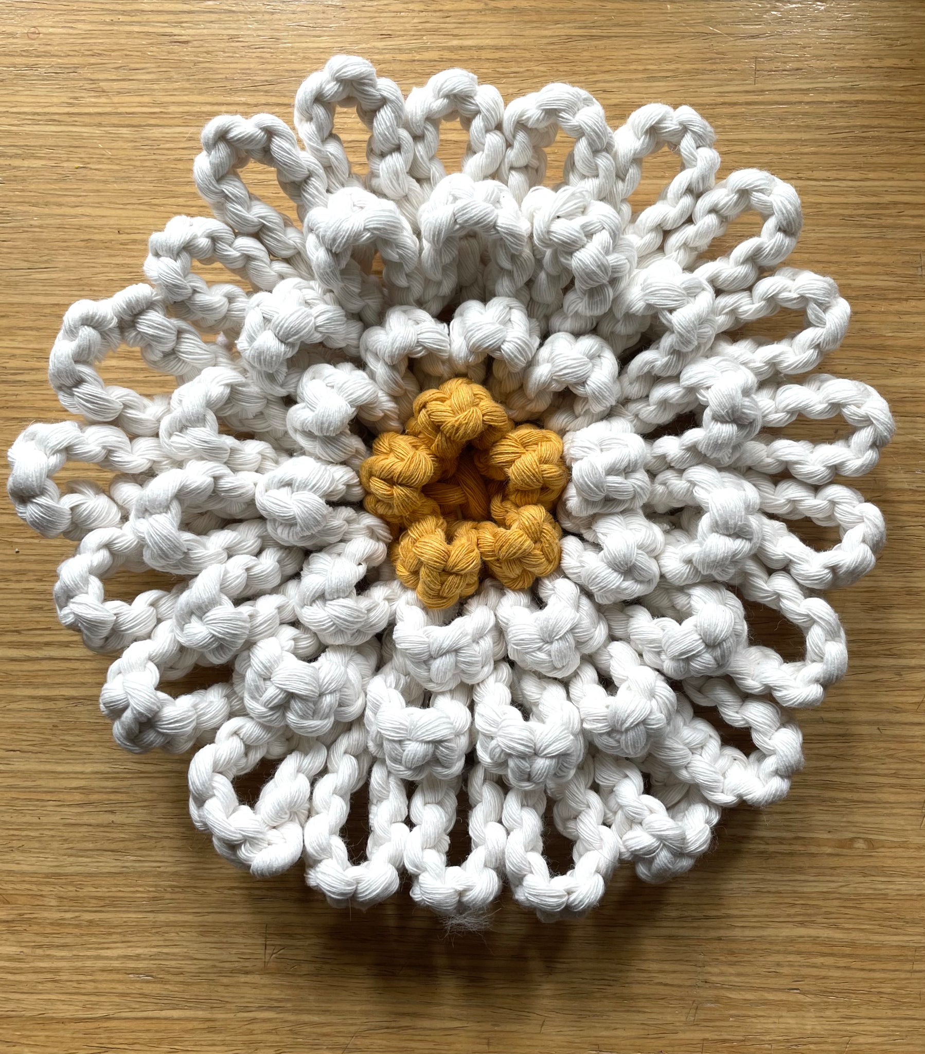 Floral Wall Decor - Medium, White
