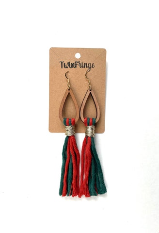 Holiday Tear Drop Earrings