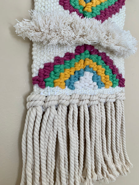 “Steely” Woven Wall Hanging