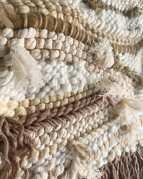 Textured Woven Wall Hanging