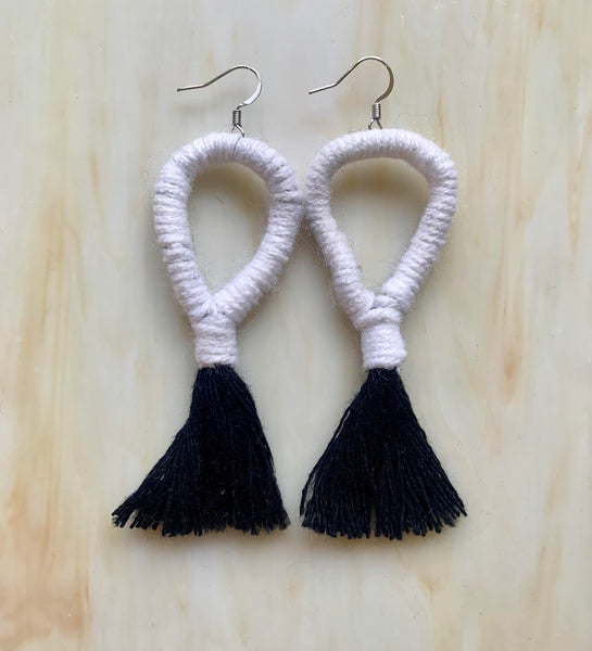 Macrame Loop Earrings