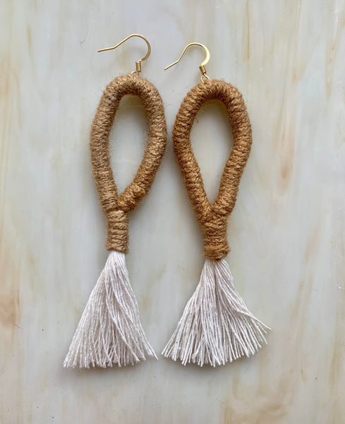 Macrame Loop Earrings